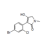 3-(4-Bromo-2-chlorophenyl)-4-hydroxy-1-methyl-1H-pyrrol-2(5H)-one