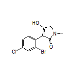 3-(2-Bromo-4-chlorophenyl)-4-hydroxy-1-methyl-1H-pyrrol-2(5H)-one