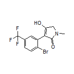 3-[2-Bromo-5-(trifluoromethyl)phenyl]-4-hydroxy-1-methyl-1H-pyrrol-2(5H)-one