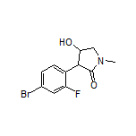 3-(4-Bromo-2-fluorophenyl)-4-hydroxy-1-methylpyrrolidin-2-one