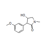 4-Hydroxy-3-(3-methoxyphenyl)-1-methylpyrrolidin-2-one