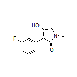 3-(3-Fluorophenyl)-4-hydroxy-1-methylpyrrolidin-2-one