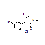 3-(5-Bromo-2-chlorophenyl)-4-hydroxy-1-methylpyrrolidin-2-one
