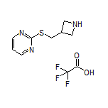 2-[(Azetidin-3-ylmethyl)thio]pyrimidine Trifluoroacetate