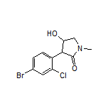 3-(4-Bromo-2-chlorophenyl)-4-hydroxy-1-methylpyrrolidin-2-one
