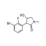 3-(3-Bromo-2-fluorophenyl)-4-hydroxy-1-methylpyrrolidin-2-one