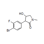3-(4-Bromo-3-fluorophenyl)-4-hydroxy-1-methylpyrrolidin-2-one