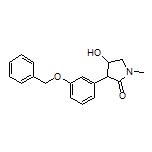 3-[3-(Benzyloxy)phenyl]-4-hydroxy-1-methylpyrrolidin-2-one