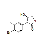 3-(4-Bromo-3-methylphenyl)-4-hydroxy-1-methylpyrrolidin-2-one