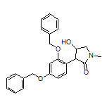 3-[2,4-Bis(benzyloxy)phenyl]-4-hydroxy-1-methylpyrrolidin-2-one