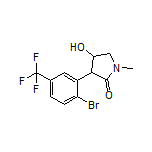 3-[2-Bromo-5-(trifluoromethyl)phenyl]-4-hydroxy-1-methylpyrrolidin-2-one