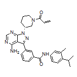 (R)-3-[1-(1-Acryloylpiperidin-3-yl)-4-amino-1H-pyrazolo[3,4-d]pyrimidin-3-yl]-N-(4-isopropyl-3-methylphenyl)benzamide