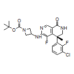 (R)-6-[(1-Boc-azetidin-3-yl)amino]-4-(3-chloro-2-fluorophenyl)-5-fluoro-4-methyl-3,4-dihydro-2,7-naphthyridin-1(2H)-one