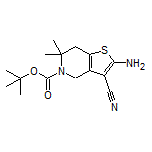 2-Amino-5-Boc-6,6-dimethyl-4,5,6,7-tetrahydrothieno[3,2-c]pyridine-3-carbonitrile
