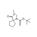 Methyl 1-[Boc(methyl)amino]cyclopentane-1-carboxylate