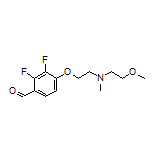 2,3-Difluoro-4-[2-[(2-methoxyethyl)(methyl)amino]ethoxy]benzaldehyde