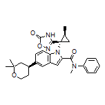 5-[(S)-2,2-Dimethyltetrahydro-2H-pyran-4-yl]-N-methyl-1-[(1S,2S)-2-methyl-1-(5-oxo-4,5-dihydro-1,2,4-oxadiazol-3-yl)cyclopropyl]-N-phenyl-1H-indole-2-carboxamide