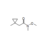 N-Methoxy-N-methyl-2-(1-methylcyclopropyl)acetamide