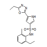 5-(5-Ethyl-1,3,4-oxadiazol-2-yl)-N-(2-ethyl-6-methylphenyl)-1H-pyrrole-3-sulfonamide