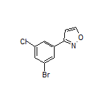 3-(3-Bromo-5-chlorophenyl)isoxazole