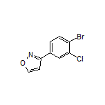 3-(4-Bromo-3-chlorophenyl)isoxazole