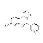 3-[2-(Benzyloxy)-4-bromophenyl]isoxazole
