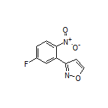 3-(5-Fluoro-2-nitrophenyl)isoxazole
