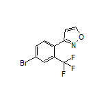 3-[4-Bromo-2-(trifluoromethyl)phenyl]isoxazole