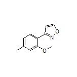 3-(2-Methoxy-4-methylphenyl)isoxazole