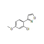 3-(2-Chloro-4-methoxyphenyl)isoxazole