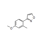 3-(4-Methoxy-2-methylphenyl)isoxazole