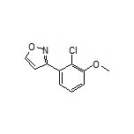 3-(2-Chloro-3-methoxyphenyl)isoxazole