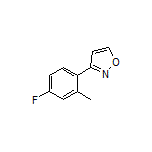 3-(4-Fluoro-2-methylphenyl)isoxazole