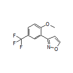 3-[2-Methoxy-5-(trifluoromethyl)phenyl]isoxazole