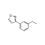 3-(3-Ethylphenyl)isoxazole