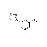 3-(3-Methoxy-5-methylphenyl)isoxazole