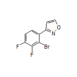 3-(2-Bromo-3,4-difluorophenyl)isoxazole