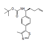 (S)-N-Boc-1-[4-(4-methylthiazol-5-yl)phenyl]-4-penten-1-amine