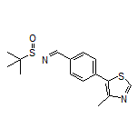 (S,E)-2-Methyl-N-[4-(4-methylthiazol-5-yl)benzylidene]propane-2-sulfinamide