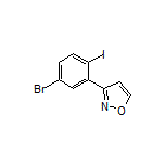 3-(5-Bromo-2-iodophenyl)isoxazole