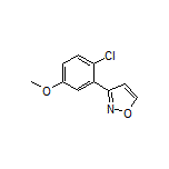 3-(2-Chloro-5-methoxyphenyl)isoxazole