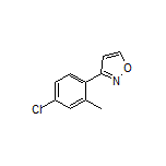 3-(4-Chloro-2-methylphenyl)isoxazole