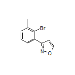 3-(2-Bromo-3-methylphenyl)isoxazole