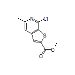 7-氯-5-甲基噻吩并[2,3-c]吡啶-2-甲酸甲酯