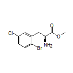 Methyl (S)-2-Amino-3-(2-bromo-5-chlorophenyl)propanoate
