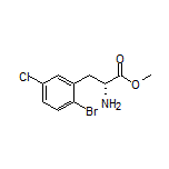 Methyl (R)-2-Amino-3-(2-bromo-5-chlorophenyl)propanoate