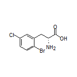 (R)-2-Amino-3-(2-bromo-5-chlorophenyl)propanoic Acid