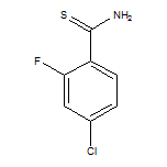 4-氯-2-氟硫代苯甲酰胺