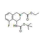 Ethyl 2-[4-(Boc-amino)-5-fluoro-3,4-dihydroisoquinolin-2(1H)-yl]acetate