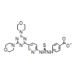 Methyl 4-[3-[5-(4,6-Dimorpholino-1,3,5-triazin-2-yl)pyridin-2-yl]thioureido]benzoate